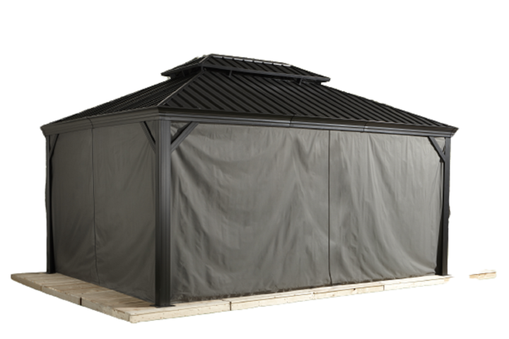 SOJAG Vorhang-Set für Pavillon Messina & Mykonos